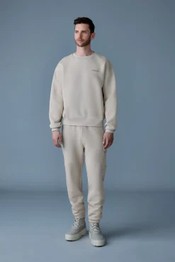 MARVIN-R Double face jersey cargo sweatpants