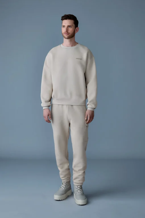 MARVIN-R Double face jersey cargo sweatpants
