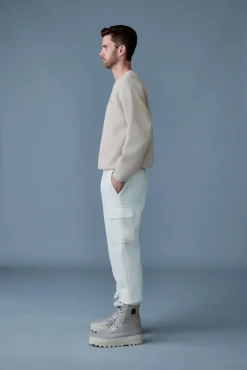 MARVIN-R Double face jersey cargo sweatpants