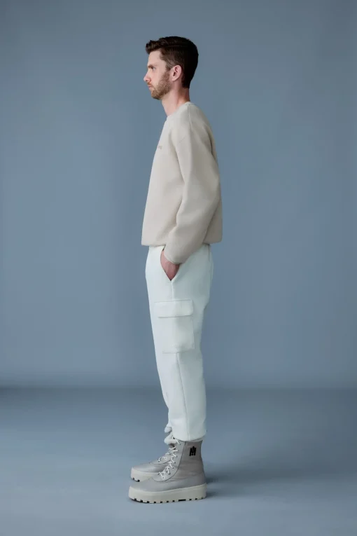 MARVIN-R Double face jersey cargo sweatpants