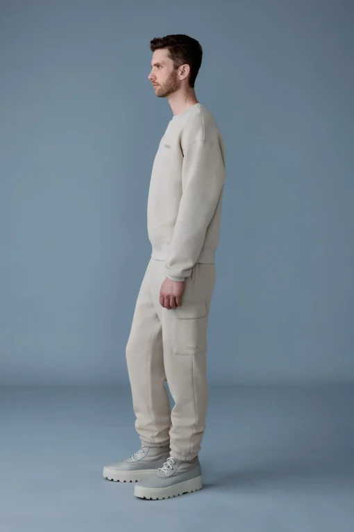 MARVIN-R Double face jersey cargo sweatpants