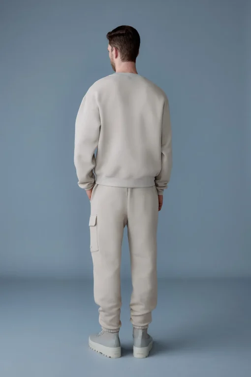 MARVIN-R Double face jersey cargo sweatpants