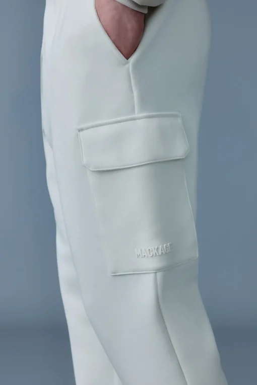 MARVIN-R Double face jersey cargo sweatpants