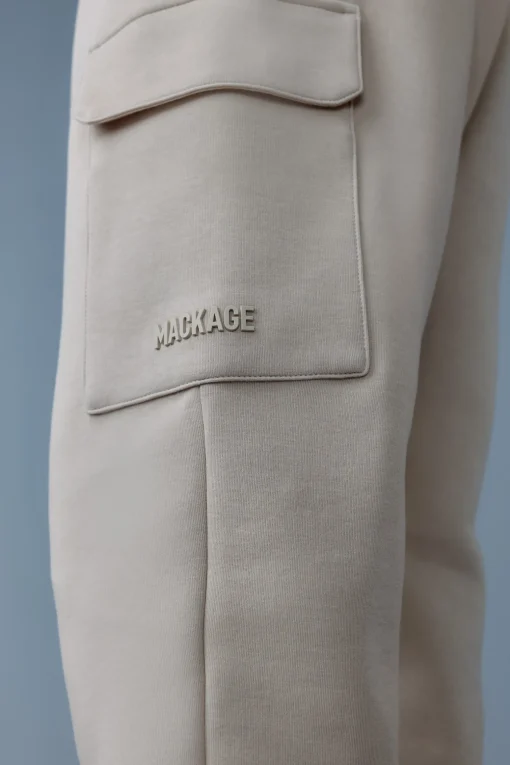 MARVIN-R Double face jersey cargo sweatpants