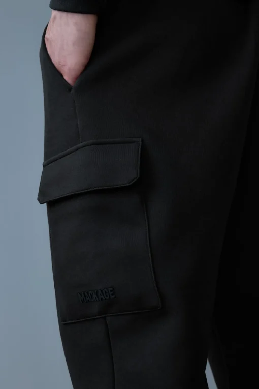 MARVIN-R Double face jersey cargo sweatpants