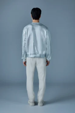MAZI Snowflake diamante appliqué sweater