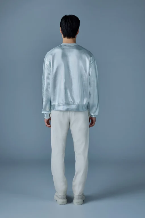 MAZI Snowflake diamante appliqué sweater
