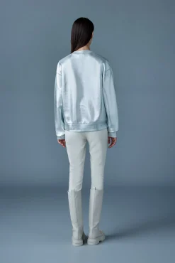 MAZI Snowflake diamante appliqué sweater