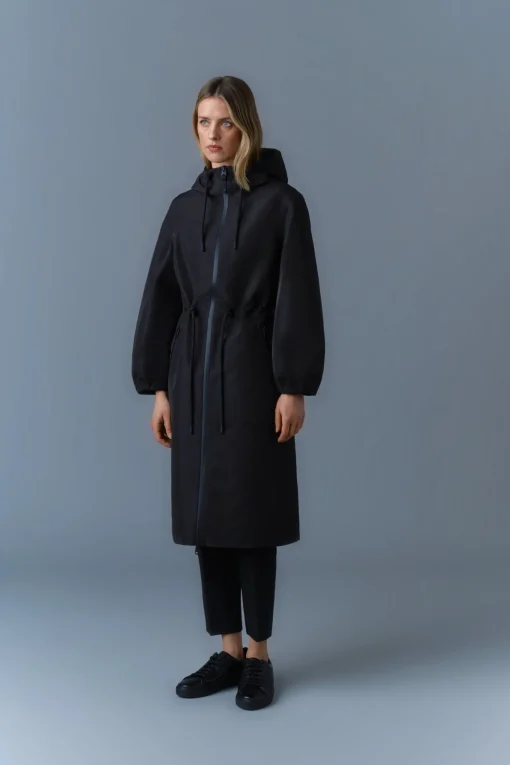 MEKELLE Long Recycled Technical Rain Coat