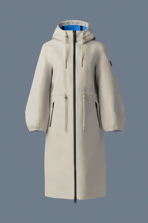 MEKELLE Long Recycled Technical Rain Coat