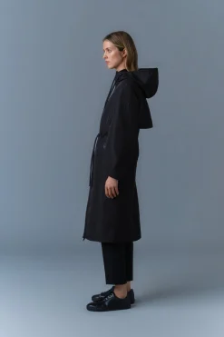 MEKELLE Long Recycled Technical Rain Coat