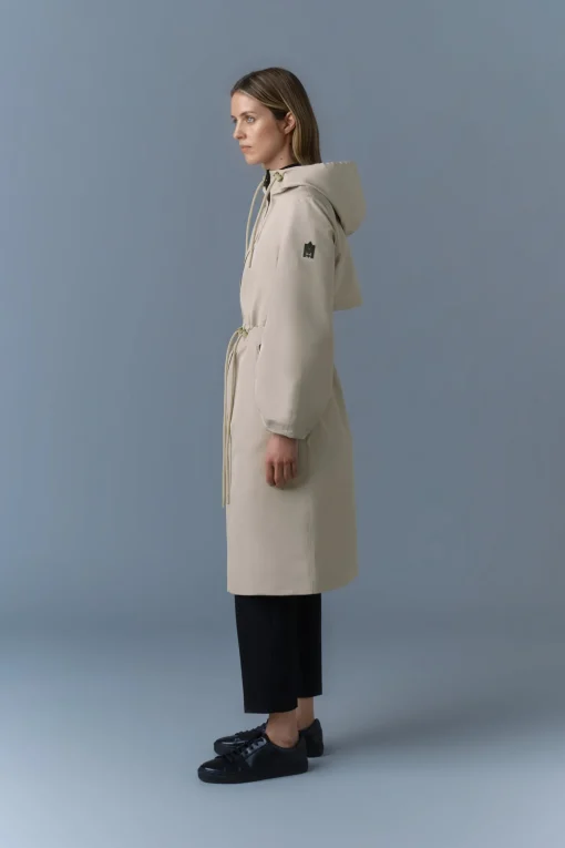 MEKELLE Long Recycled Technical Rain Coat