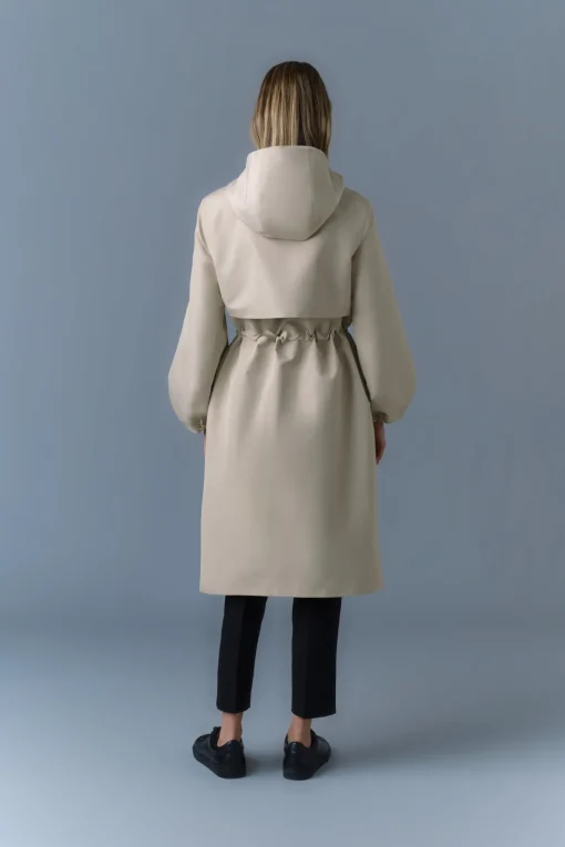 MEKELLE Long Recycled Technical Rain Coat