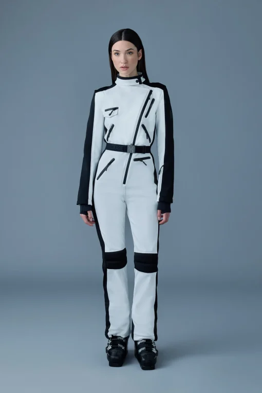 MIAKIM Techno fleece ski suit with asymmetrical zip