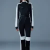 MIAKIM Techno fleece ski suit with asymmetrical zip