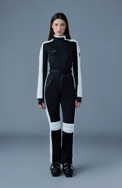 MIAKIM Techno fleece ski suit with asymmetrical zip