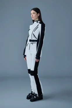 MIAKIM Techno fleece ski suit with asymmetrical zip