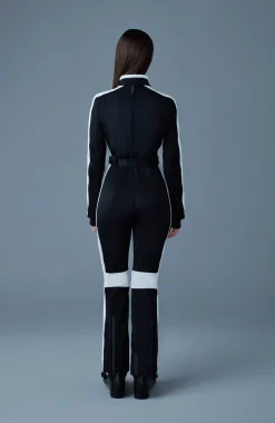 MIAKIM Techno fleece ski suit with asymmetrical zip