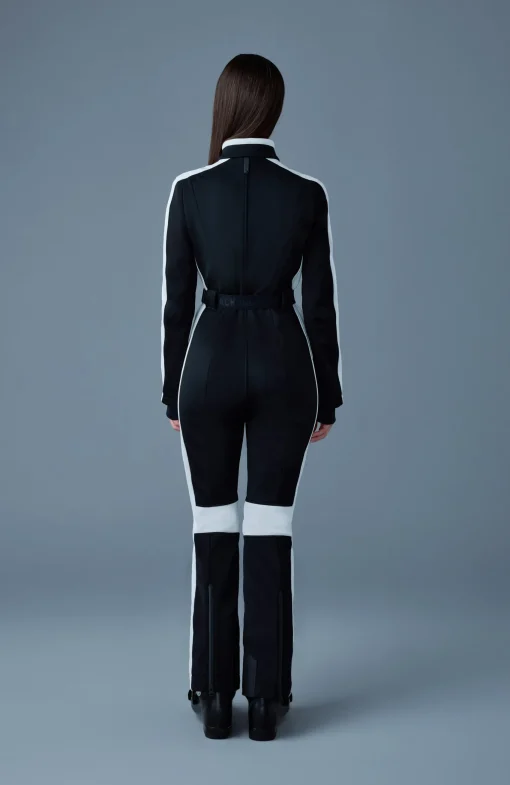 MIAKIM Techno fleece ski suit with asymmetrical zip