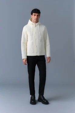 MILES Light Down Vertical Quilted Jacket