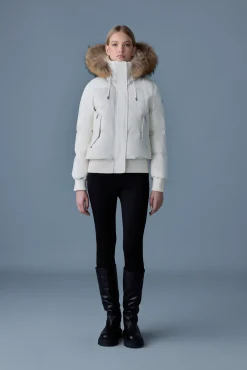NEFI-FZ Down jacket with removable fur trimmed hood
