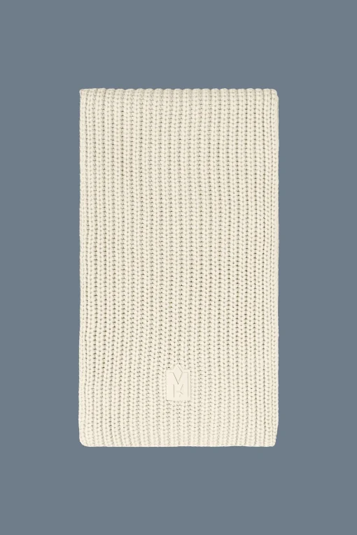 NELL Rectangular merino wool scarf