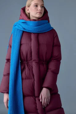 NELL Rectangular merino wool scarf