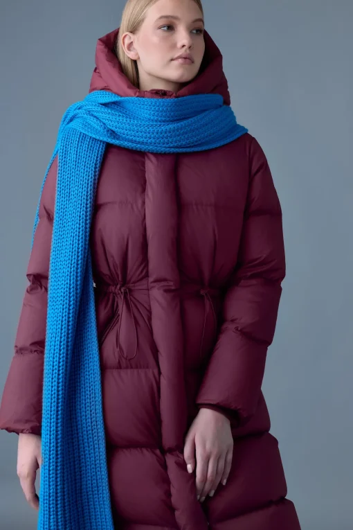 NELL Rectangular merino wool scarf