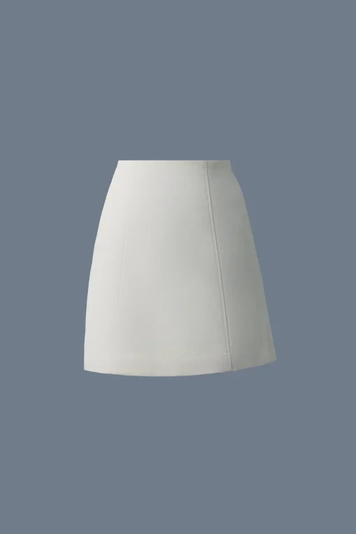 NELLA-CO Panelled Cotton A-Line Skirt