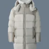 NICHOLAS Mixed-media shearling down parka