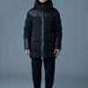 NICHOLAS Mixed-media shearling down parka