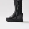 NOBLE shearling-lined wedge (R) Leather boot for women