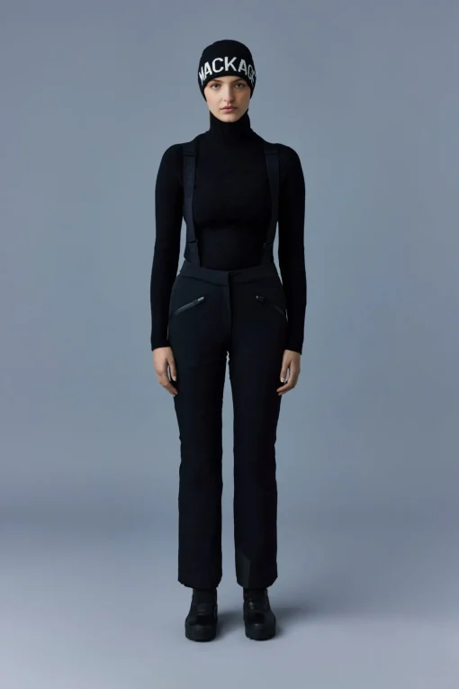 NYOMI ski pant with removable suspenders