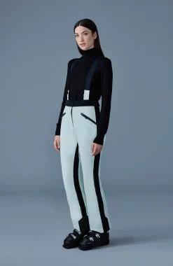 NYOMI ski pant with removable suspenders