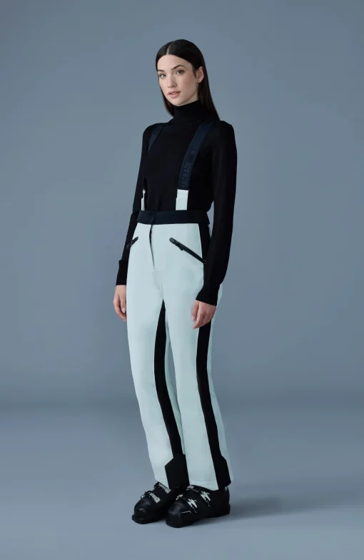 NYOMI ski pant with removable suspenders