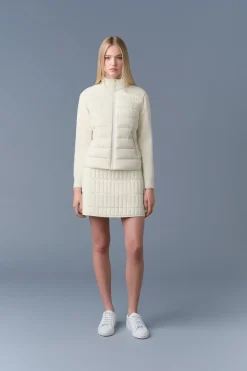 OCEANE-CITY Light down mixed-media jacket