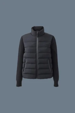 OCEANE-CITY Light down mixed-media jacket