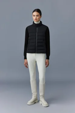 OCEANE-CITY Light down mixed-media jacket