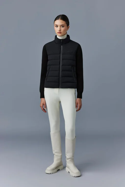 OCEANE-CITY Light down mixed-media jacket
