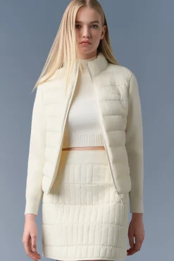 OCEANE-CITY Light down mixed-media jacket