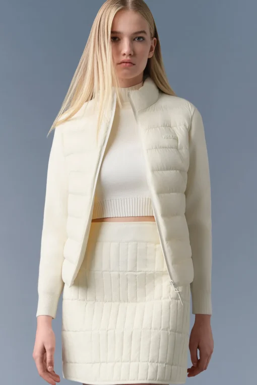 OCEANE-CITY Light down mixed-media jacket