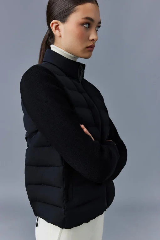 OCEANE-CITY Light down mixed-media jacket