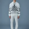 OLSEN Snowflake embroidery hoodie