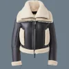 PENELOPA Sheepskin jacket with double collar