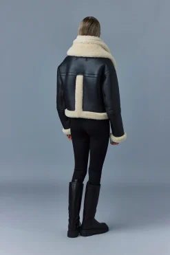 PENELOPA Sheepskin jacket with double collar