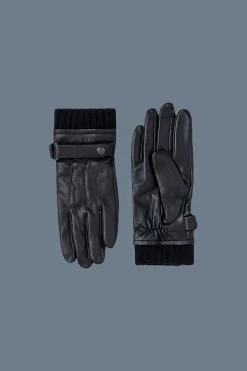 REEVE (R)Leather driving glove with knit cuff