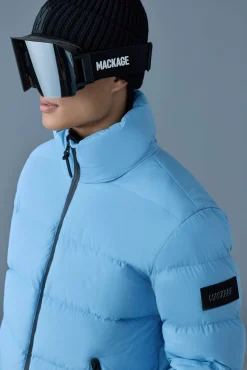SAMUEL-SKI Medium down jacket with hood