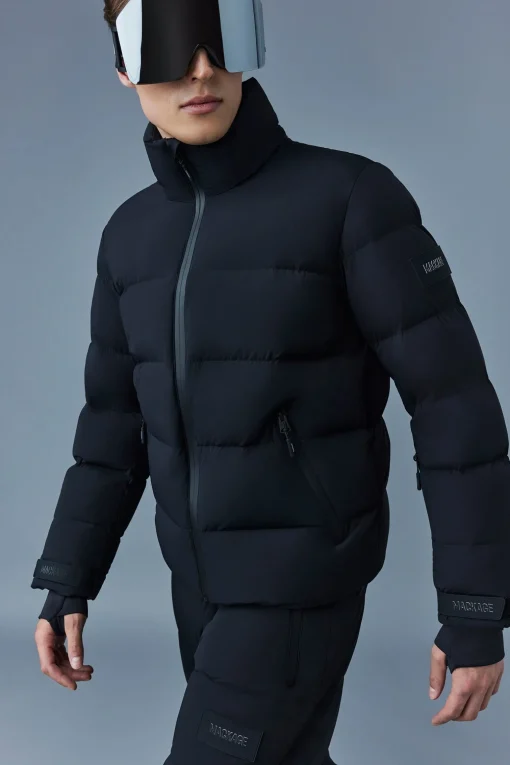 SAMUEL-SKI Medium down jacket with hood