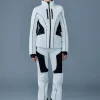 SANDRA Smocked detailed technical ski jacket