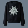 SAWYER-SF Double-face jersey snowflake sweater for kids (8-14 years)